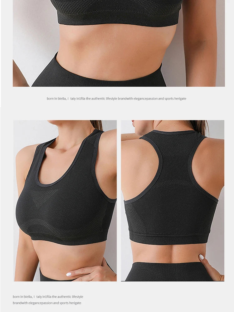 Soutien-gorge push-up respiratoire pour sport, le yoga ou la remise en forme