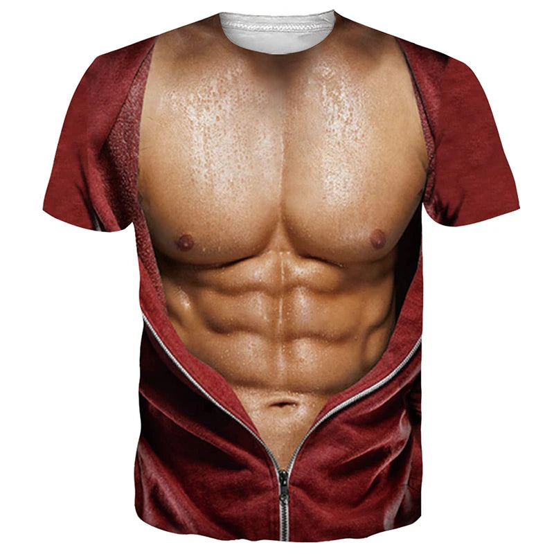 T-shirt imprimé 3D pour hommes et femmes