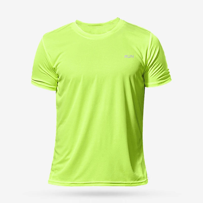 T-shirt de sport de compression à séchage rapide pour hommes