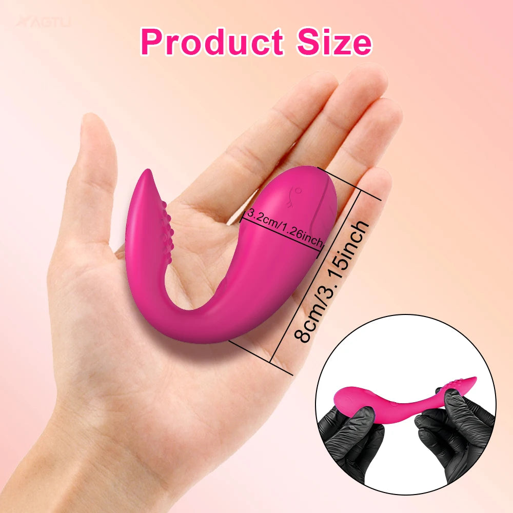 Oeuf vibrateur portable pour femme, contrôle Bluetooth