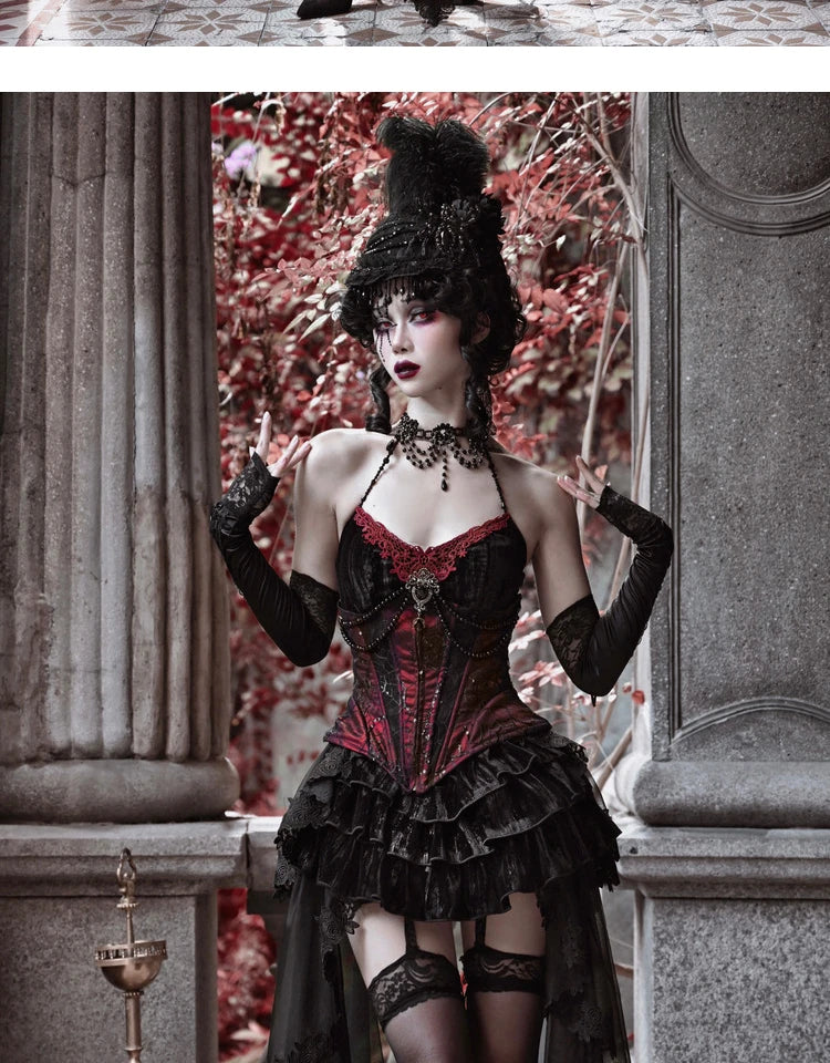 Ensemble de robe d'Halloween gothique