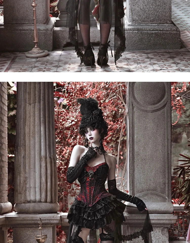 Ensemble de robe d'Halloween gothique