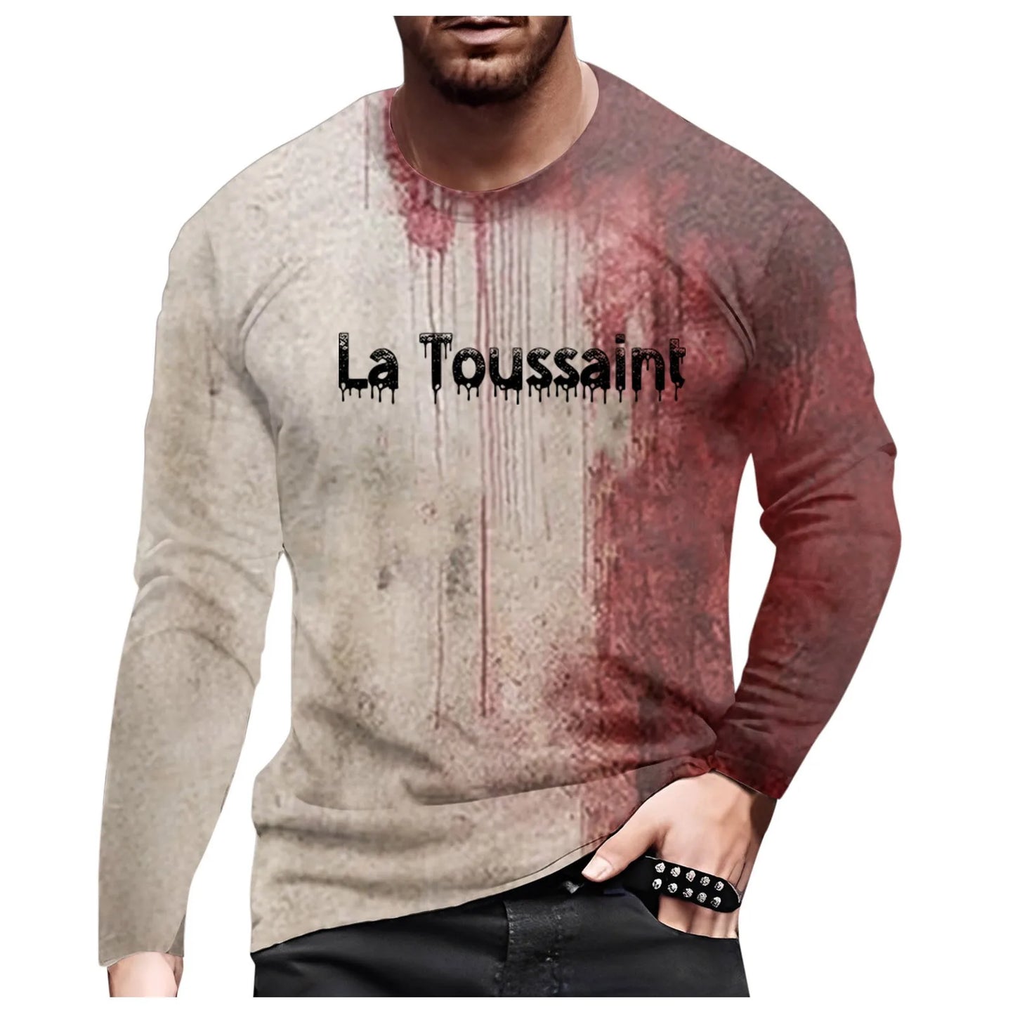 Sweats humoristiques pour halloween, chemises sanglantes